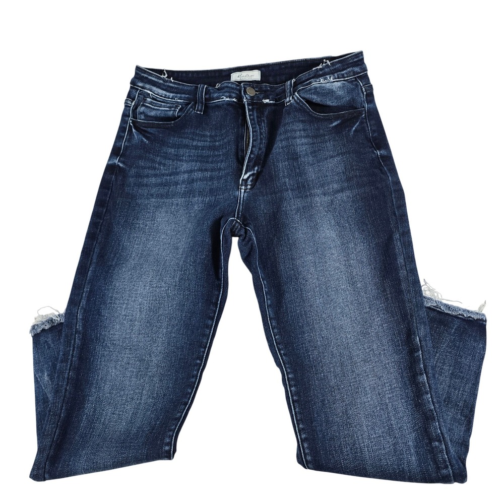 KanCan Signature Kurvy Mid-Rise Ankle Skinny Jeans Dark Wash VBK1599A‎ Size 32